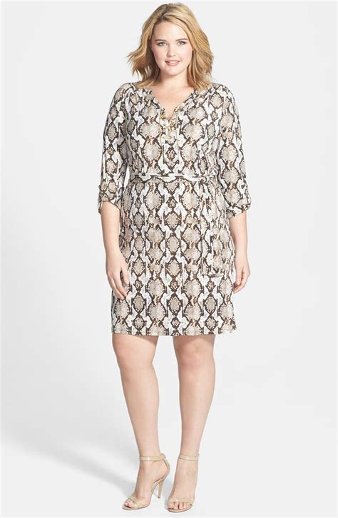 michael kors lace up jersey dress|Michael Kors runway dresses.